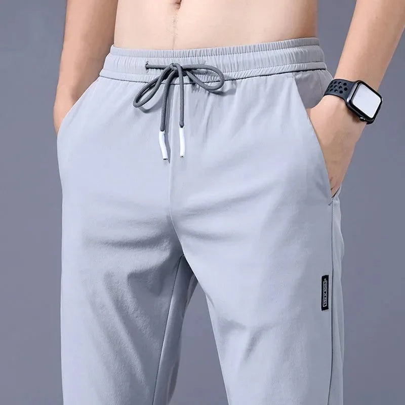 Men’s Summer Ice Silk Casual Pants”