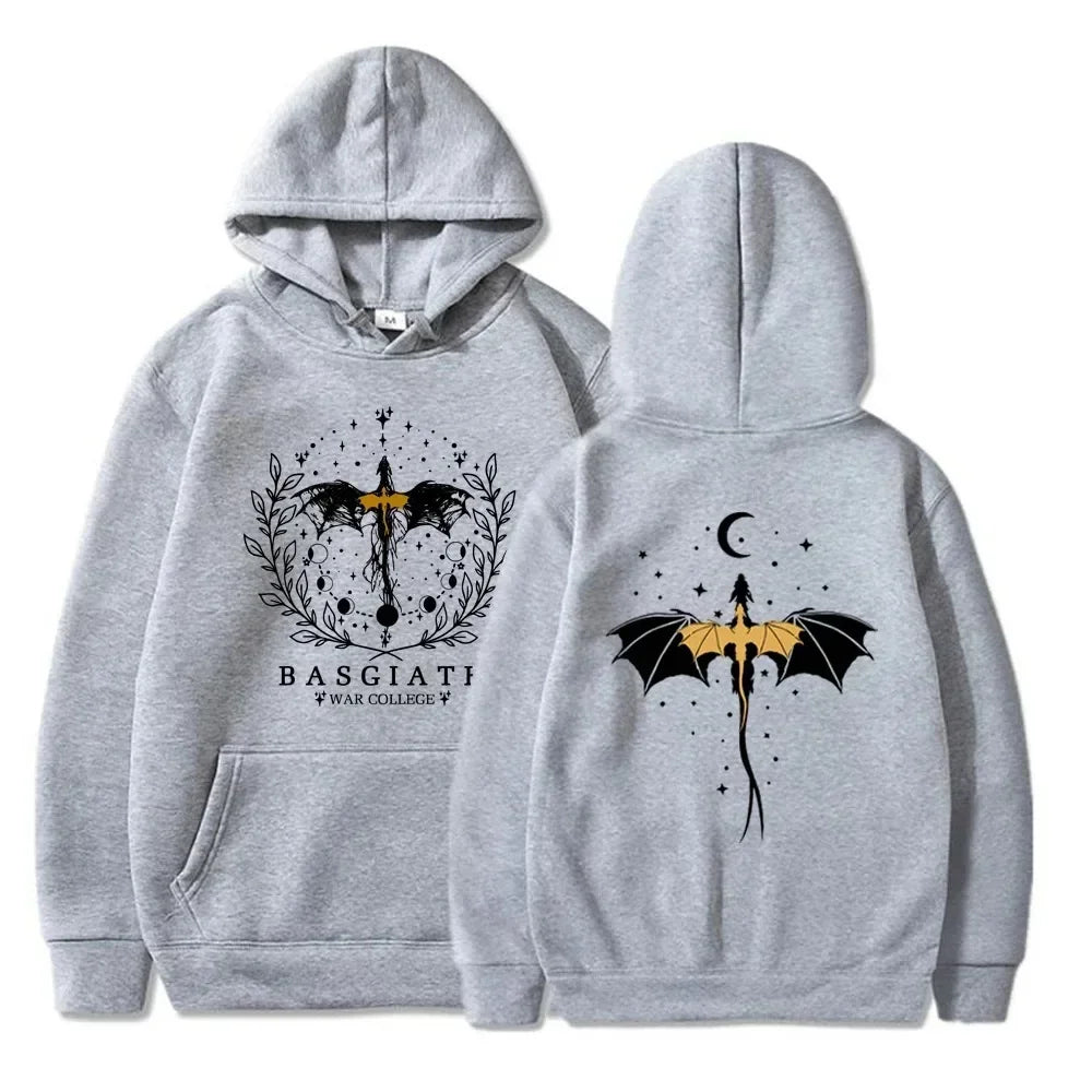 Basgiath War College Cotton Hoodie Printed Graphic Sweatshirt