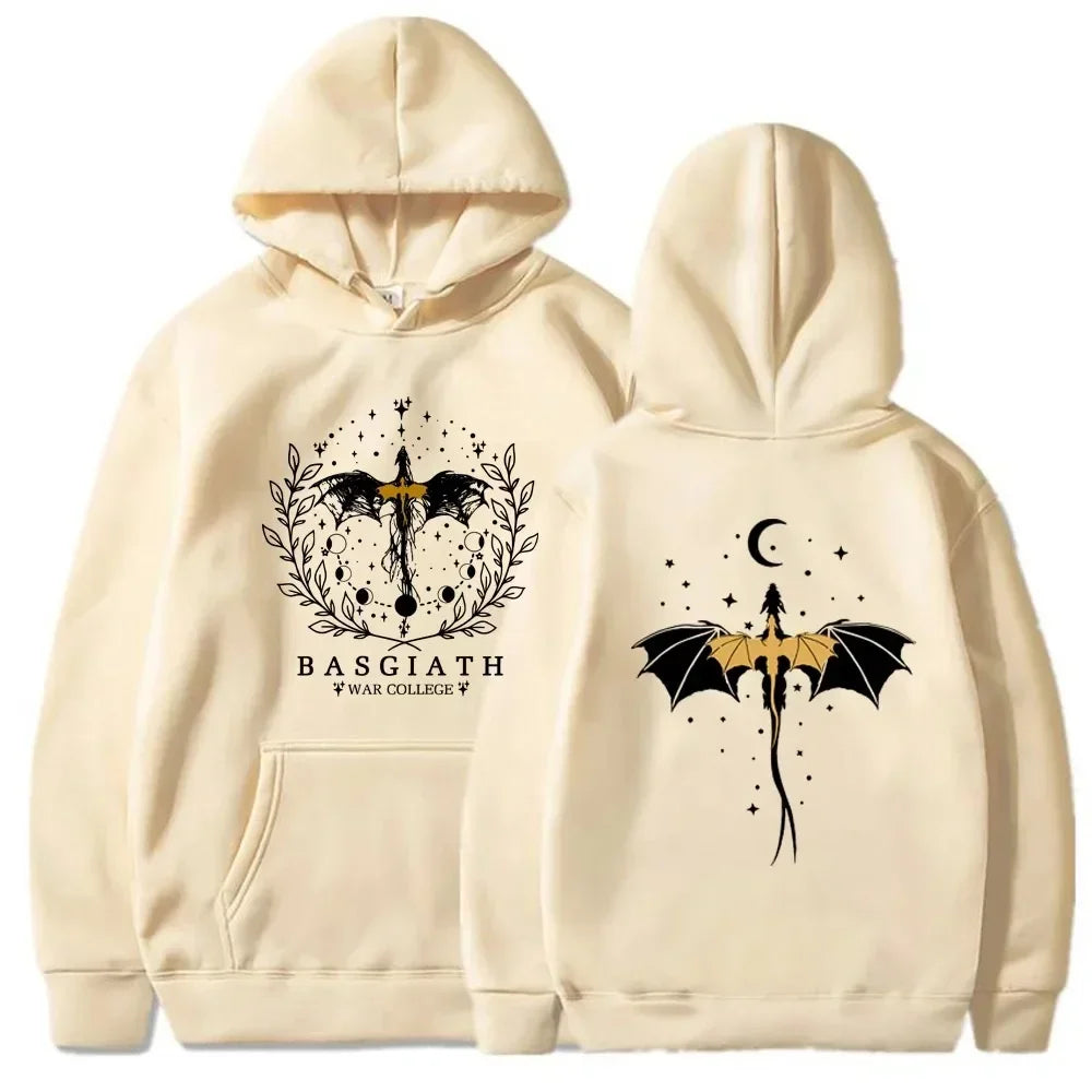 Basgiath War College Cotton Hoodie Printed Graphic Sweatshirt