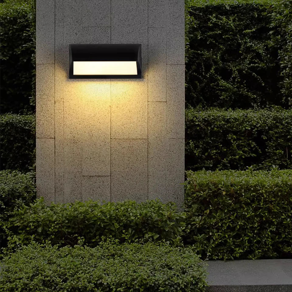 Smart Outdoor Wall Lamp with Motion Sensing LED Light