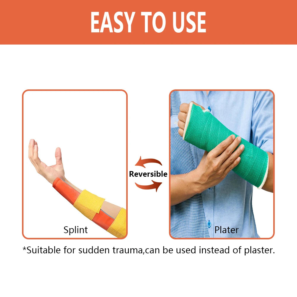 CARBOU Universal Aluminum Splint Roll - Medical Survival Polymer for Bone Fixation in Emergency Kits