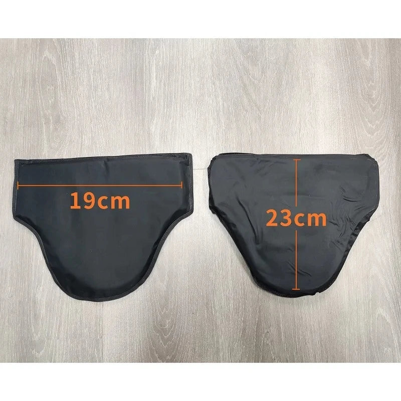 NIJ IIIA Soft Ballistic Armor Plate Tactical Vest Insert - 9mm & .44 PE Protection