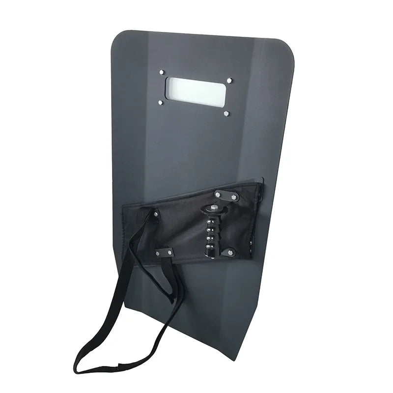 Lightweight NIJ IIIA Handheld Bulletproof Shield – Steel Plate & Bulletproof Glass, Personal Defense