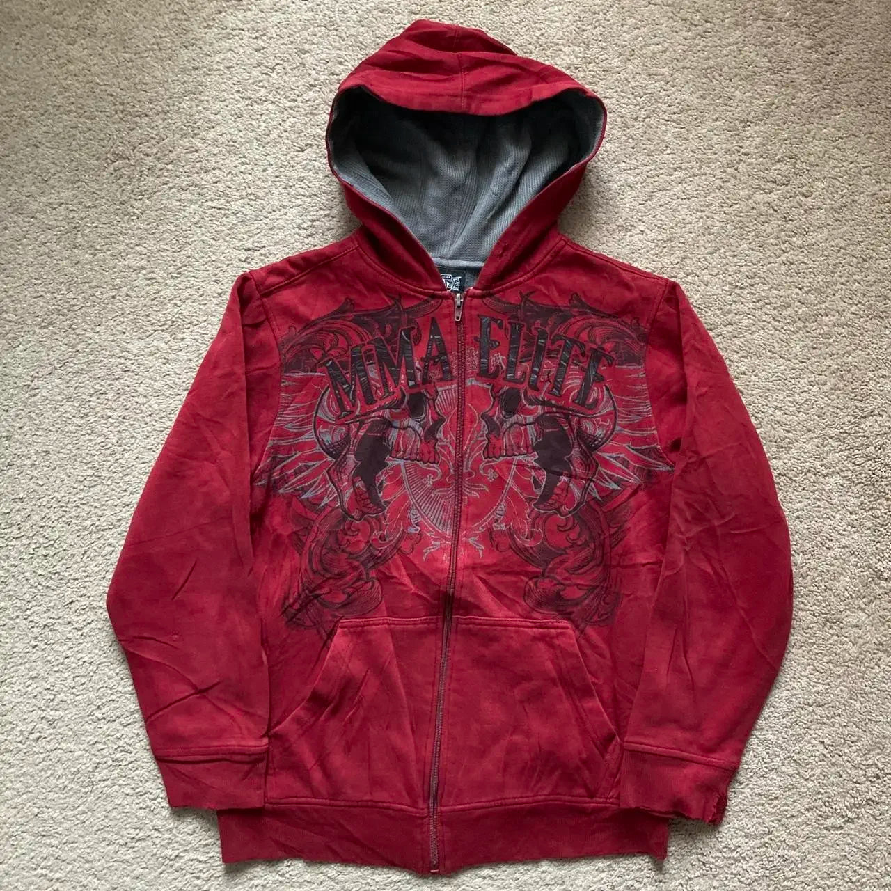 “Women’s Y2K Fleece Zipper Hoodie
