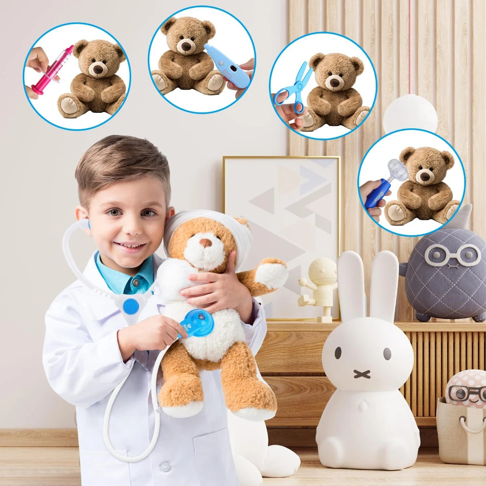 Doctor Playset with Medical Tools & Stethoscope in Trolley