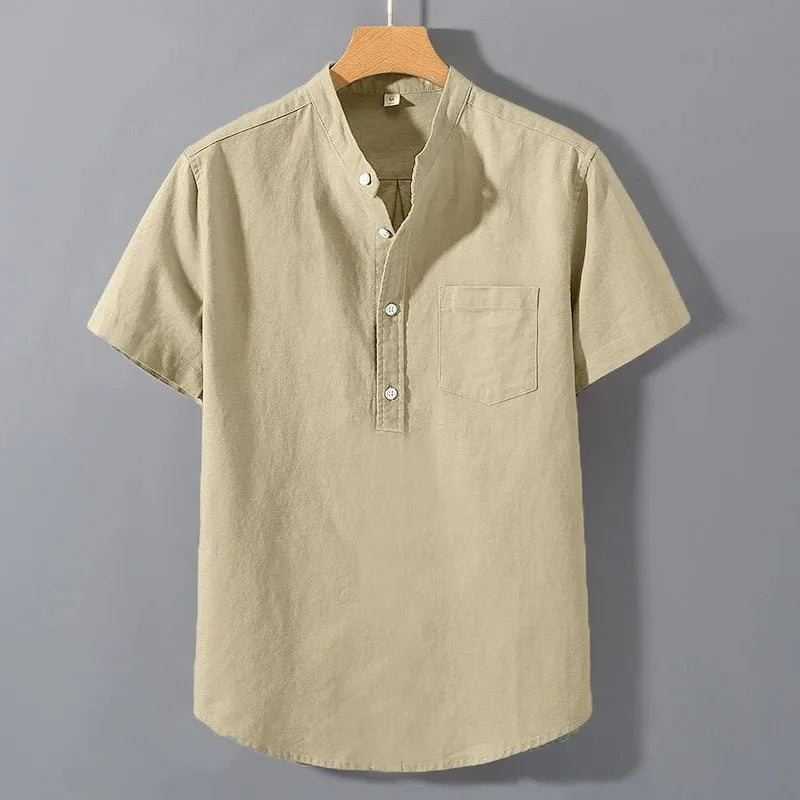 Men’s Summer Cotton Polo T-Shirt
