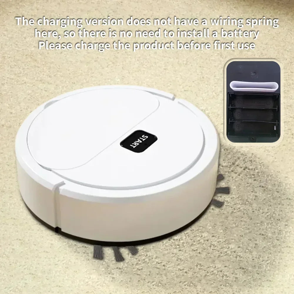 Intelligent SweepBot - Automatic Mini Vacuum & Floor Mopping Robot for Home Cleaning