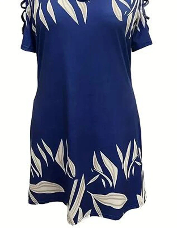 CurveElegance Off-Shoulder Dress