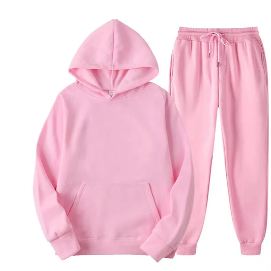 2024 Women's Hoodie & Sweatpants Set - Autumn Winter Pullover Suit