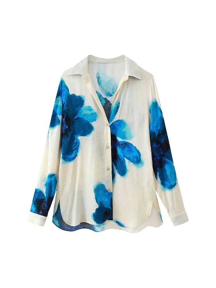 Women’s Vintage Satin Pantsuit