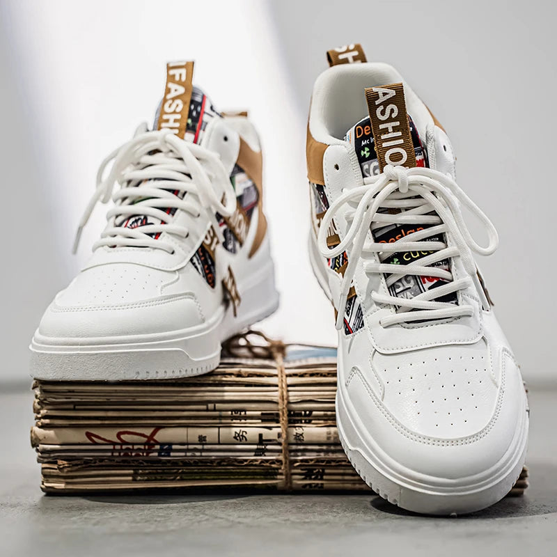 2025 Men’s Graffiti High-Top Sneakers