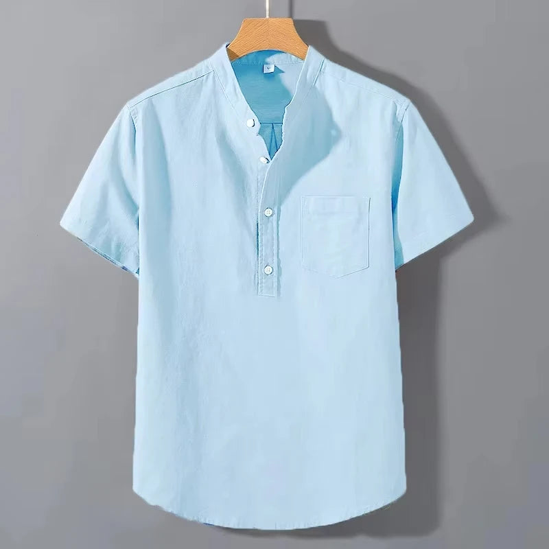 Men’s Summer Cotton Polo T-Shirt