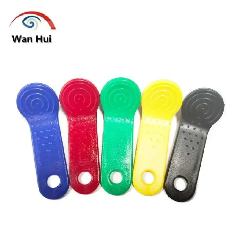 RW1990 RFID Key Tags – Rewritable iButton TM Touch Memory Cards for Dallas Access Control (5pcs)