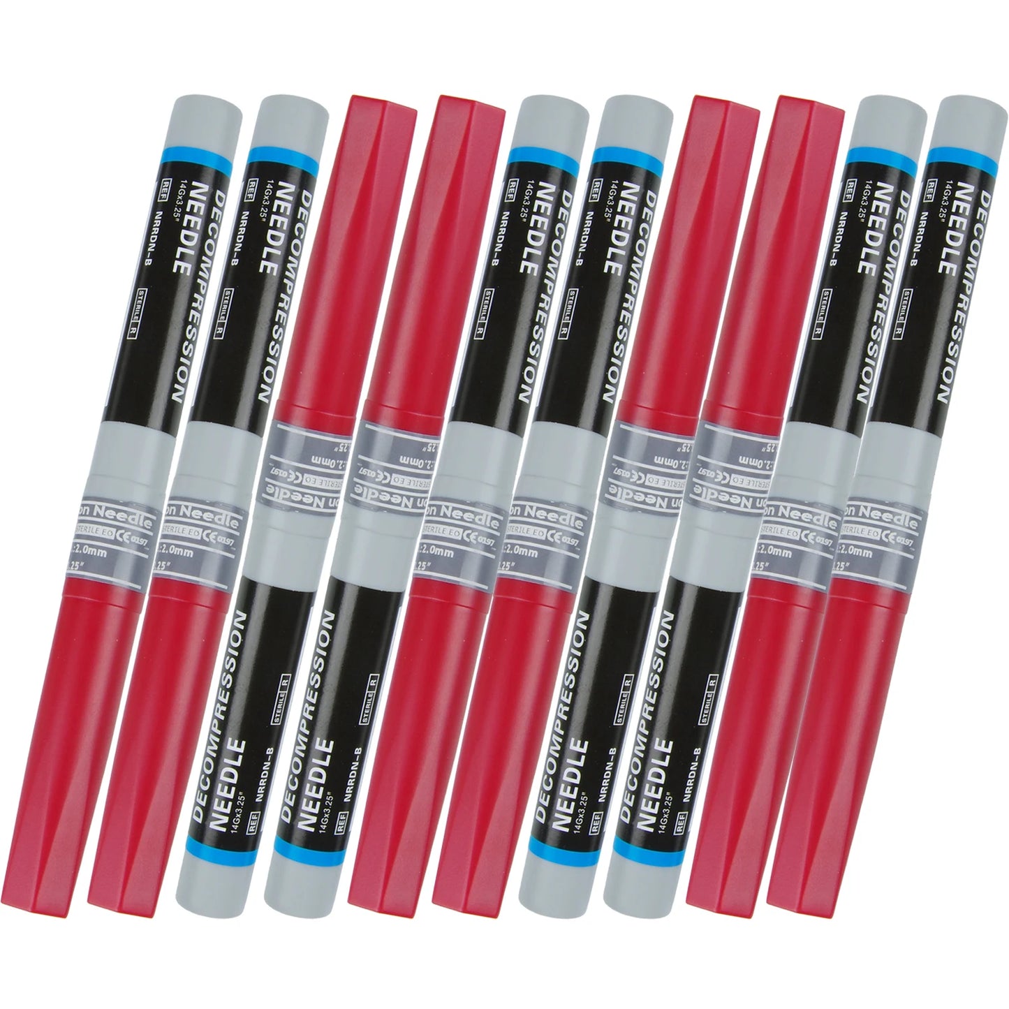 Sanke Emergency Pneumothorax Decompression Needle for Trauma First Aid Kit