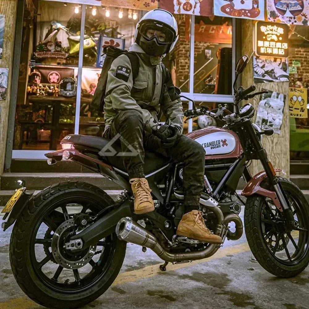 Men’s Tactical Fleece Motorcycle Jacket