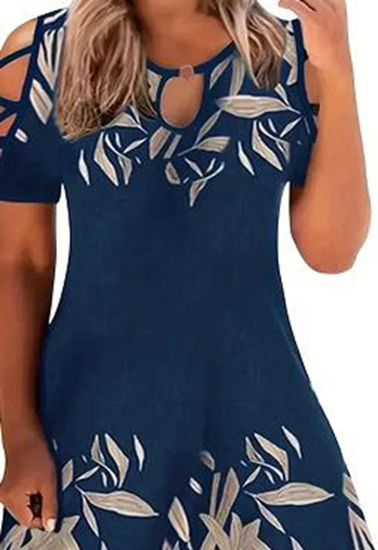 CurveElegance Off-Shoulder Dress