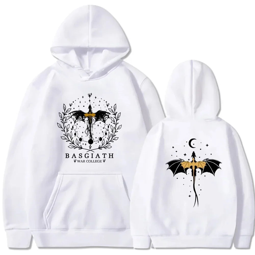 Basgiath War College Cotton Hoodie Printed Graphic Sweatshirt