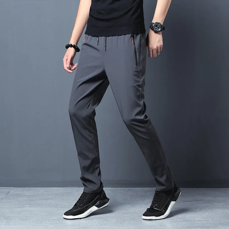 Men’s Summer Ice Silk Casual Pants”