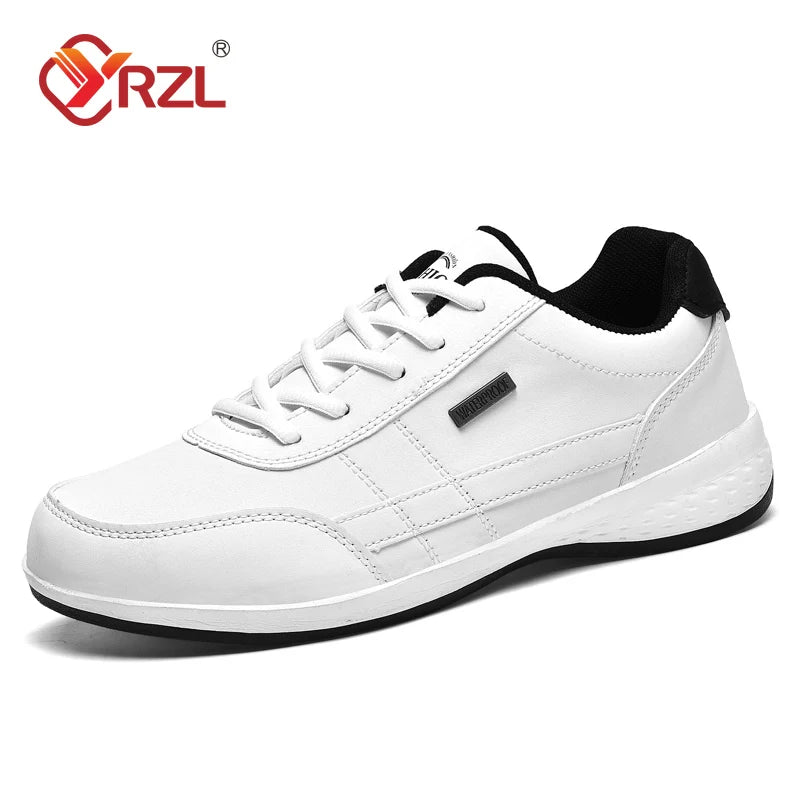 YRZL Men’s Waterproof Walking Sneakers