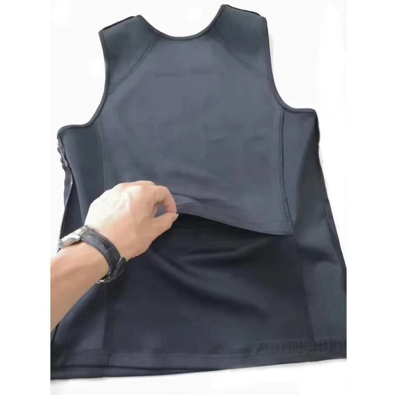 Concealable NIJ IIIA Bulletproof Sleeveless Tactical Vest – Lightweight and Comfortable Undershirt Armor