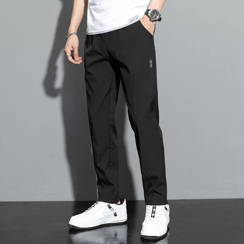 Men’s Summer Ice Silk Casual Pants”