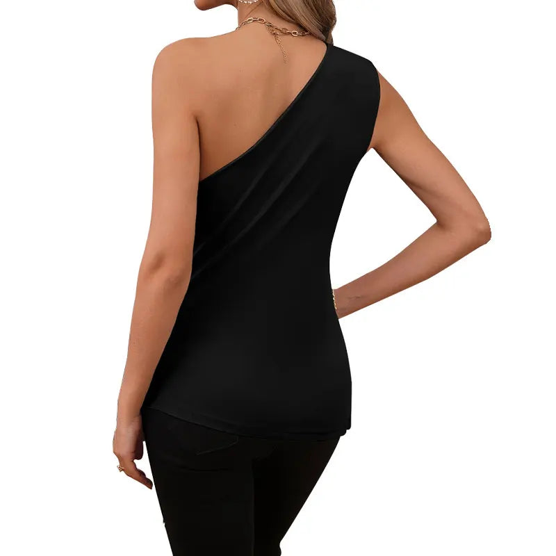 One-Shoulder Summer Tank Top – Sleek & Casual Fit