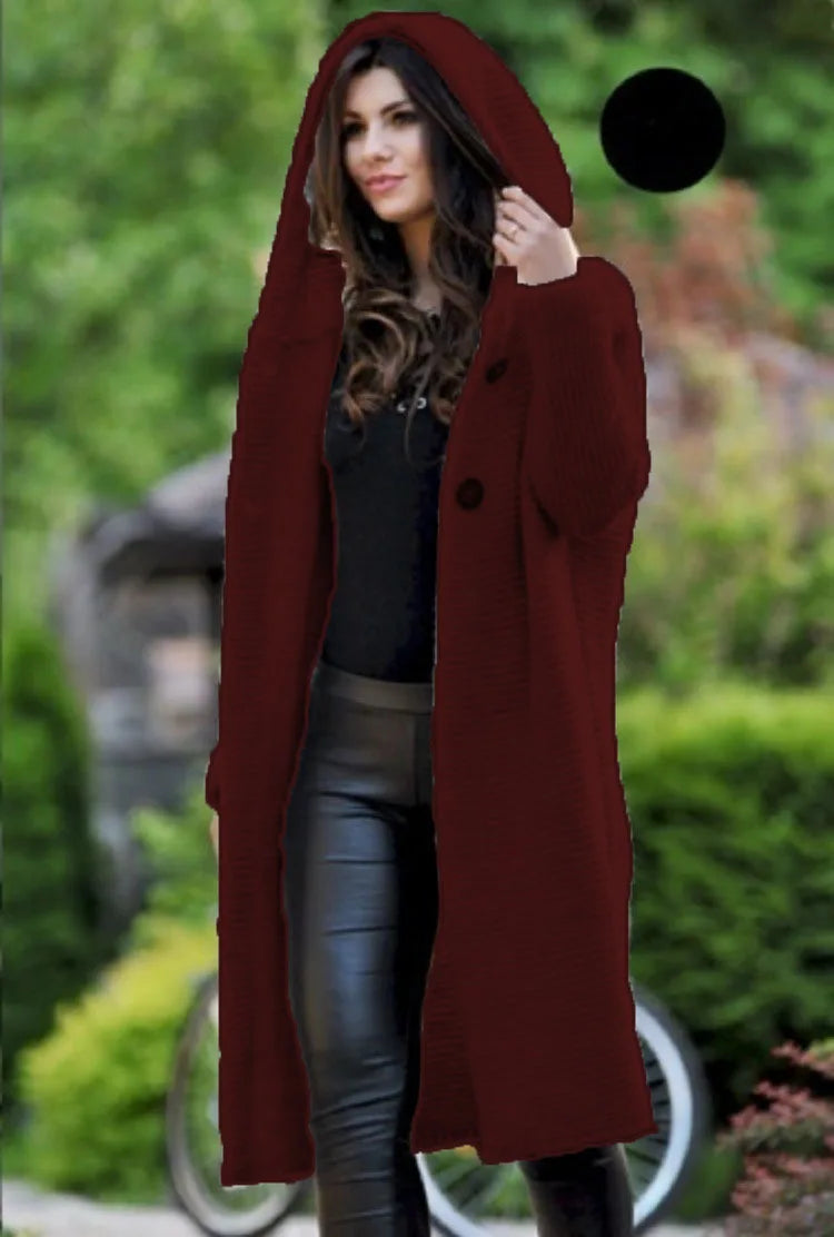 Women’s Oversized Hooded Cardigan