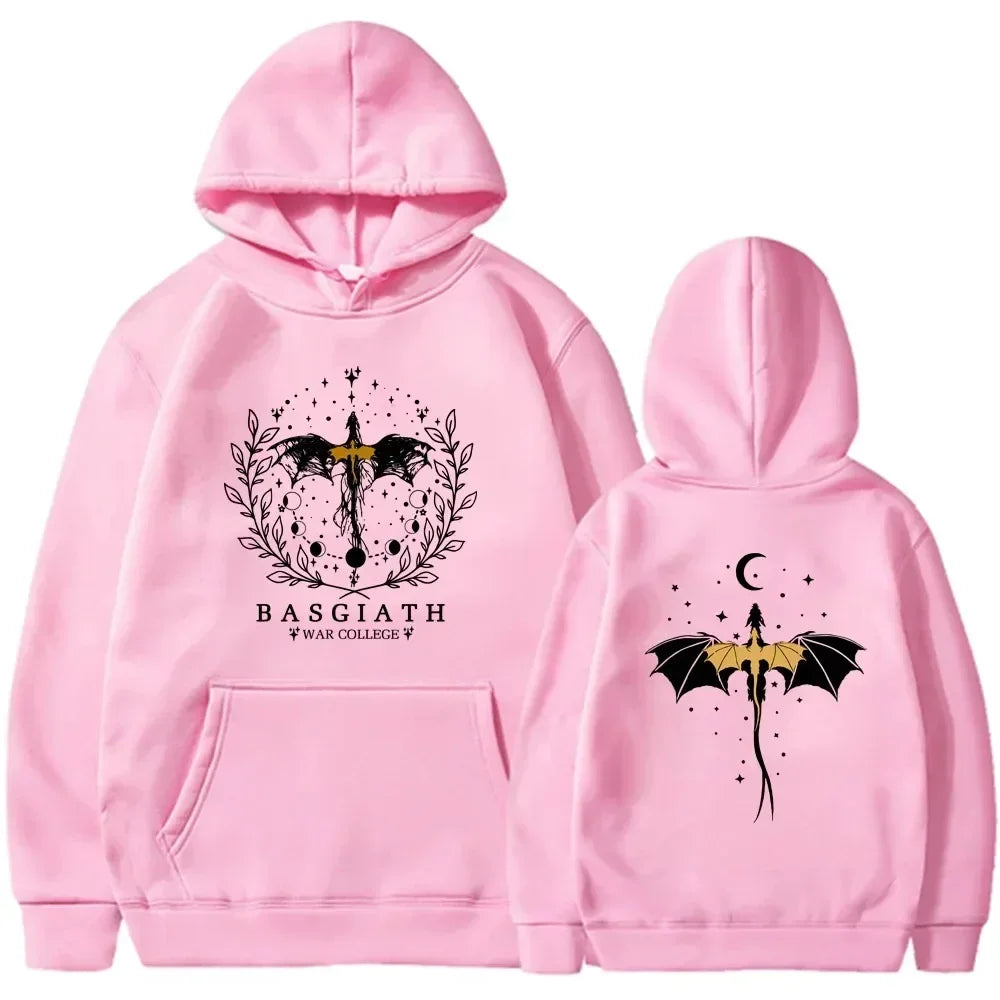 Basgiath War College Cotton Hoodie Printed Graphic Sweatshirt