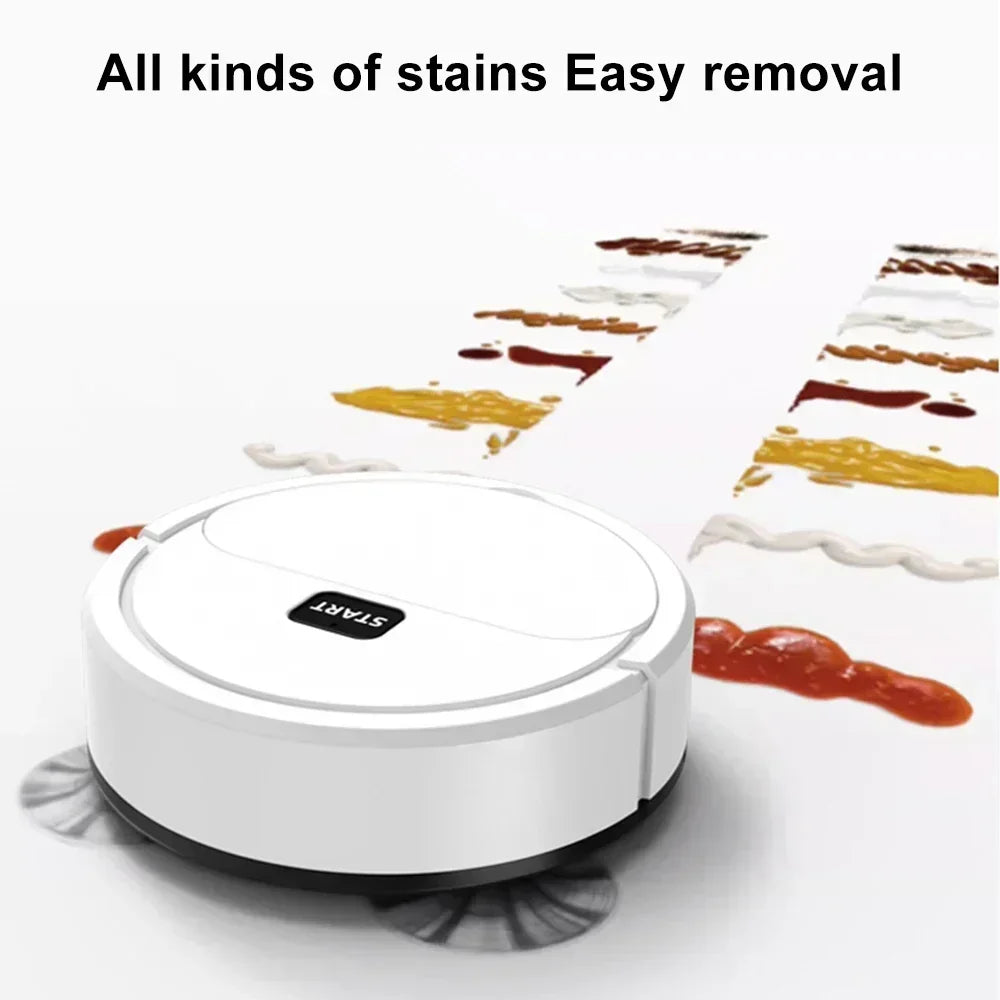 Intelligent SweepBot - Automatic Mini Vacuum & Floor Mopping Robot for Home Cleaning