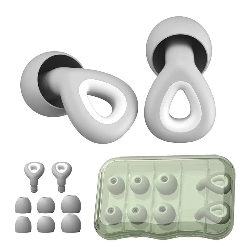 1 Set Ear Plugs for Sleeping & Swimming – Noise Reduction Waterproof Protection