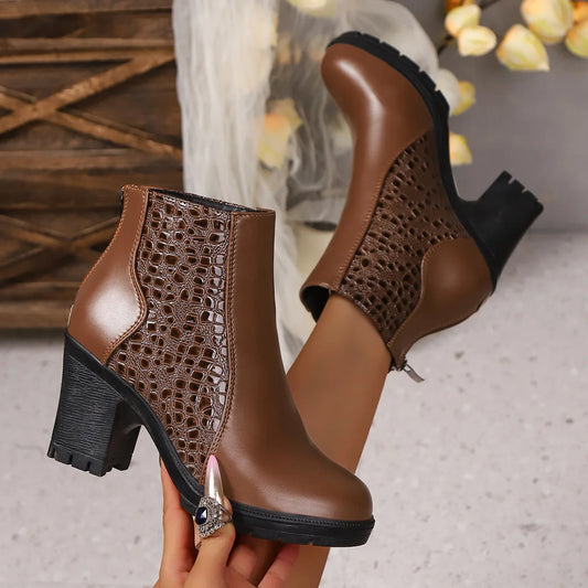2025 Women’s Zipper Ankle Boots