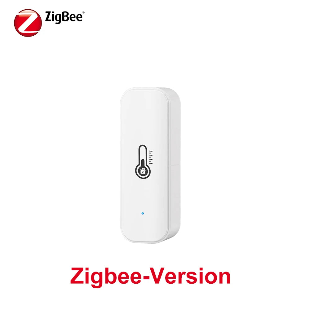 Tuya Smart WiFi Zigbee Temperature & Humidity Sensor – Indoor Thermometer Hygrometer Compatible with Alexa & Google Home