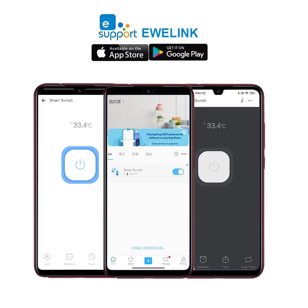 Smart WiFi Temperature & Humidity Controller 10A 2000W with Alexa & Google Home Compatibility