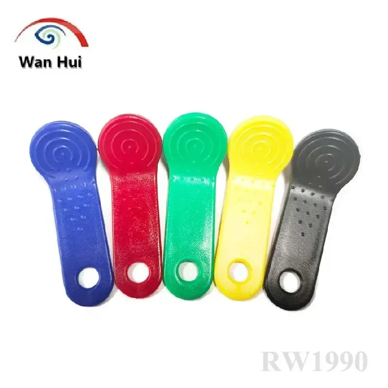 RW1990 RFID Key Tags – Rewritable iButton TM Touch Memory Cards for Dallas Access Control (5pcs)