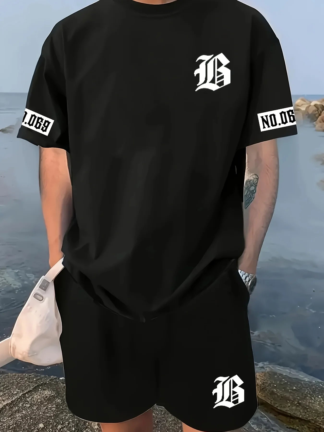 Men’s Summer Casual T-Shirt & Shorts Set