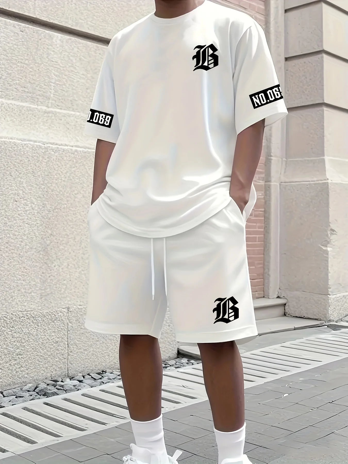 Men’s Summer Casual T-Shirt & Shorts Set