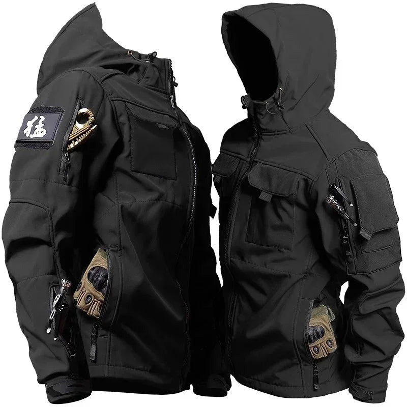 Men’s Tactical Fleece Motorcycle Jacket