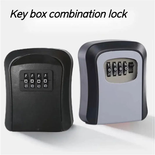 Key Keeper Combination Lock – Wall-Mounted Waterproof 4-Digit Password Storage Box for Home or Office
