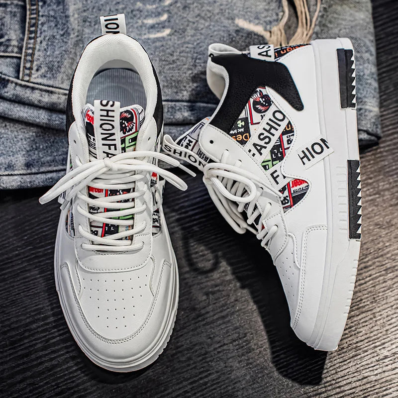 2025 Men’s Graffiti High-Top Sneakers