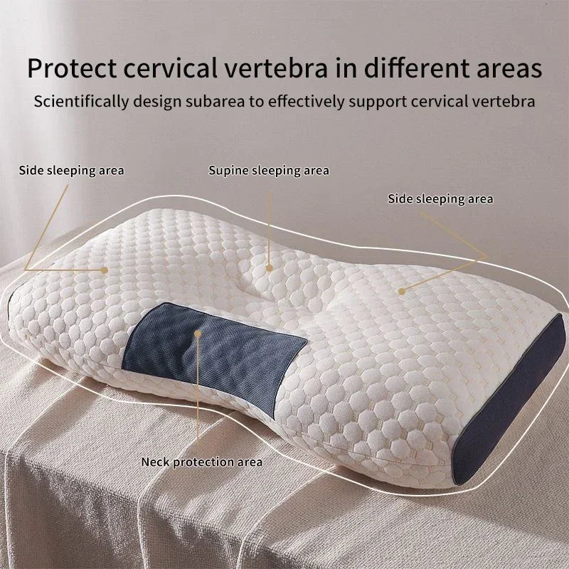 ComfortEase Spa Massage Pillow - Washable Cervical Support Pillow for Relaxation