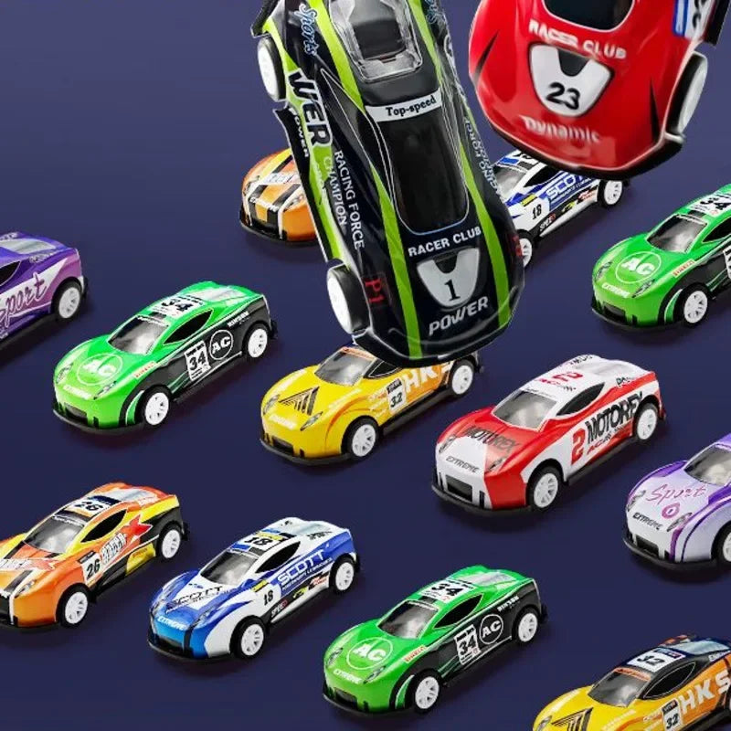 Transforming Truck Racing Toy with Folding Track