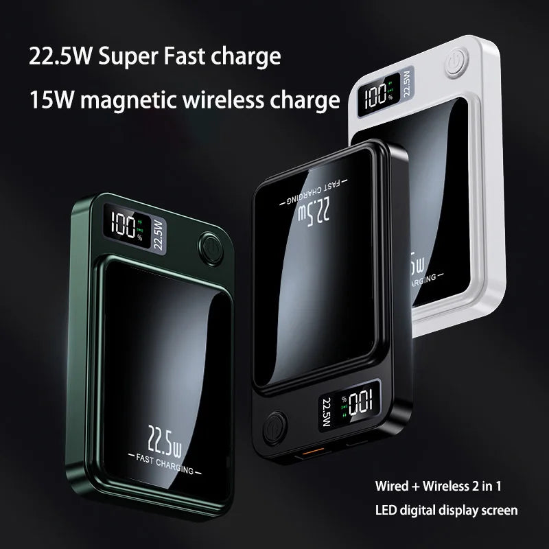 Power Bank – Wireless Magnetic 30,000mAh