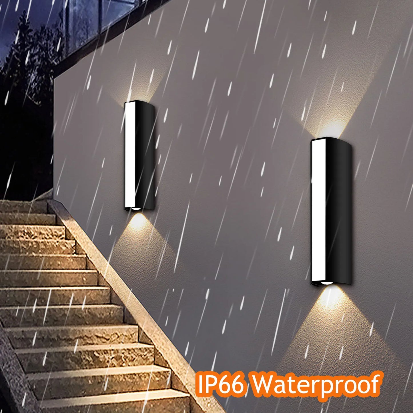 Outdoor LED Wall Light - 10W Waterproof IP66 for Home Exterior & Decoration
