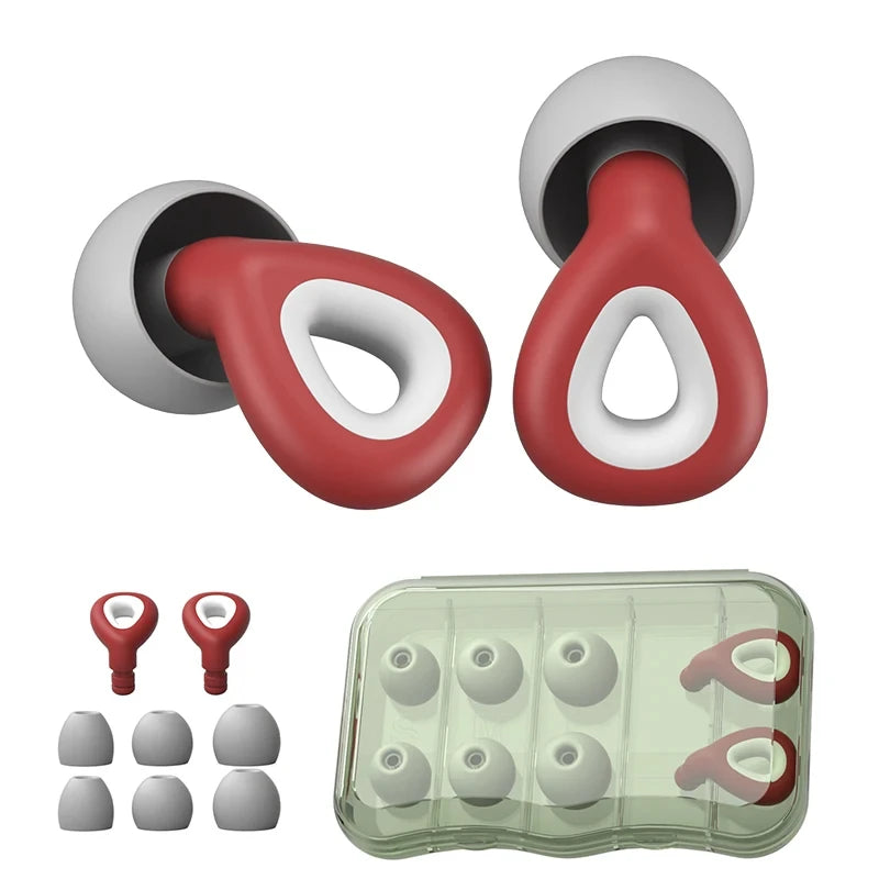 1 Set Ear Plugs for Sleeping & Swimming – Noise Reduction Waterproof Protection