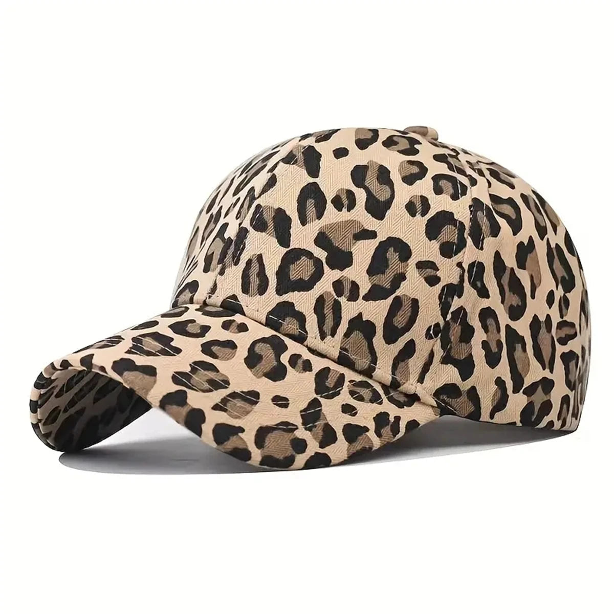 Fashionable Leopard Print Snapback Cap