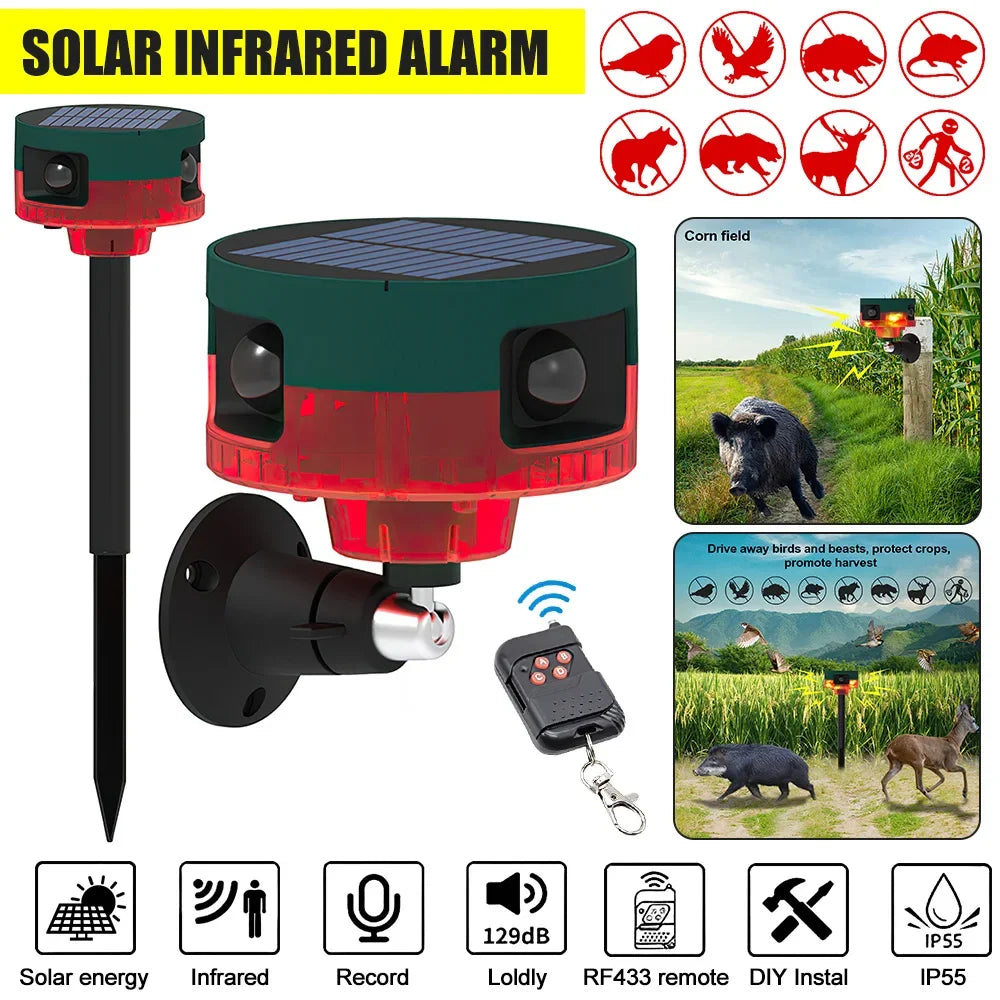 SolarGuard Infrared Motion Alarm & Animal Repeller