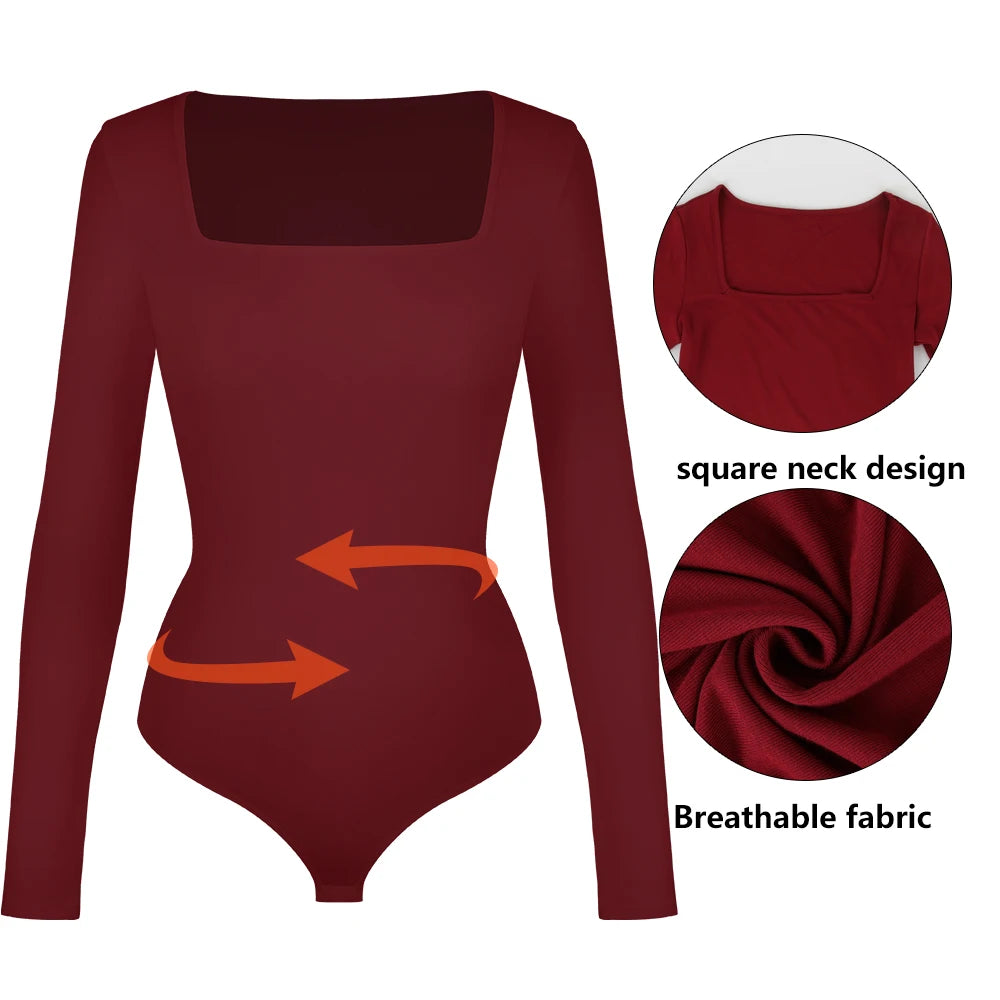 ShapeLuxe Square-Neck Bodysuit