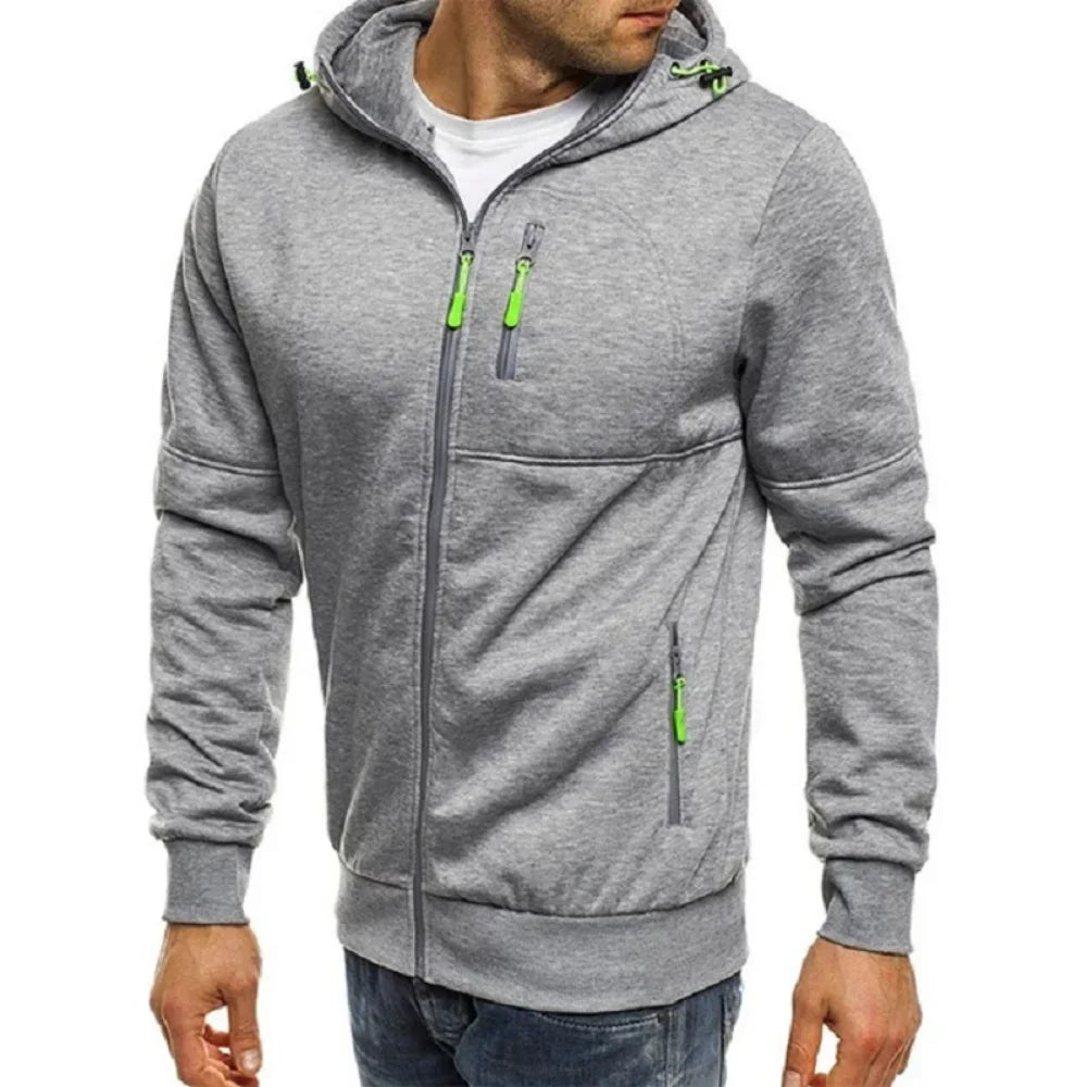 Men’s Slim Fit Zipper Hoodie
