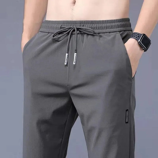 Men’s Summer Ice Silk Casual Pants”