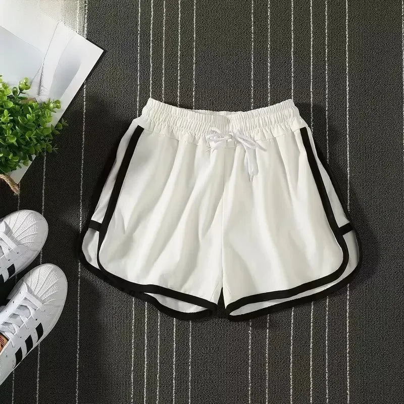 High-Waisted Straight-Leg Sweatpants